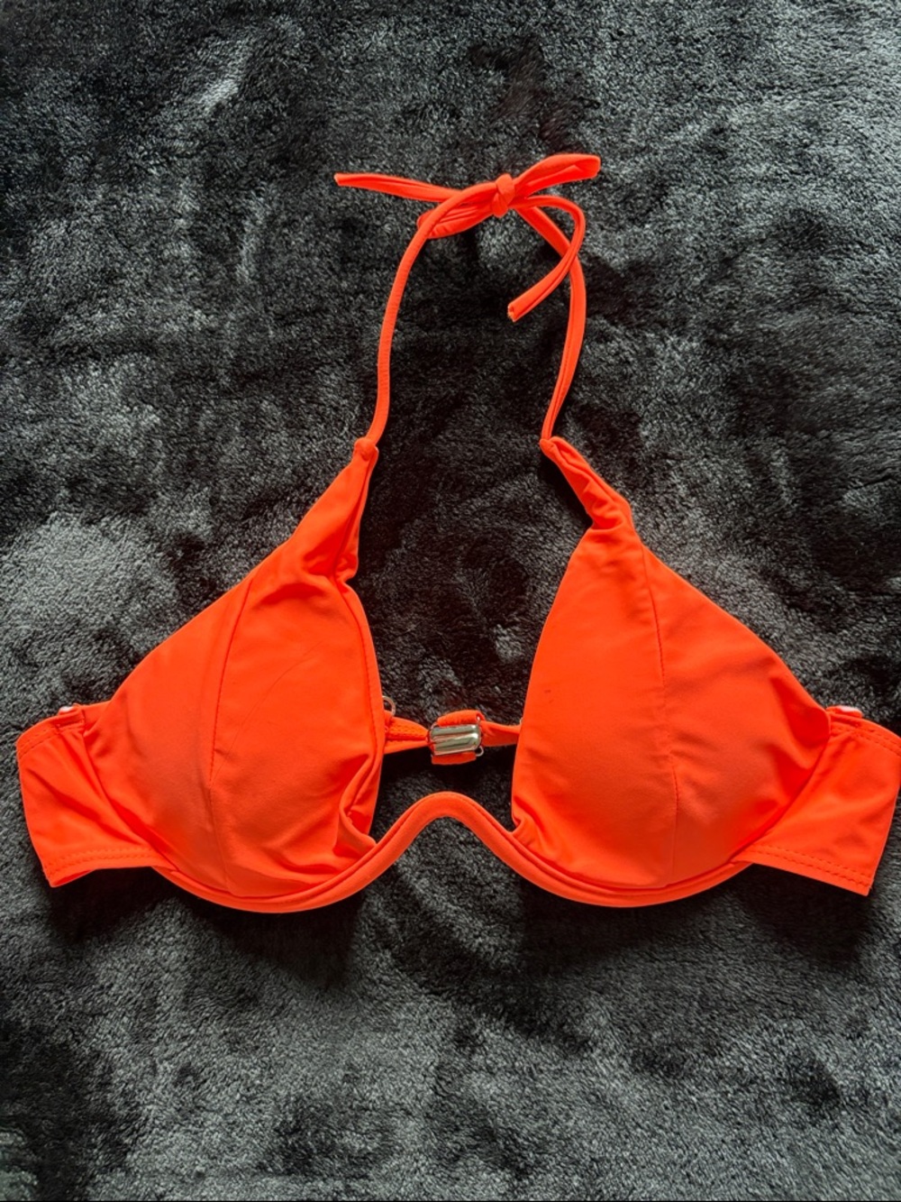 Wire Bright Orange Bikini Top